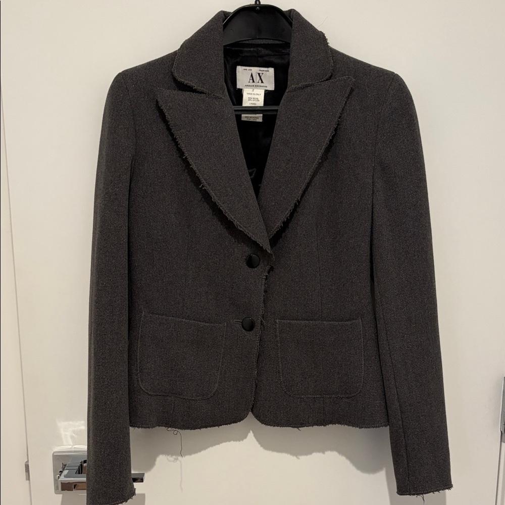 Armani Exchange Charcoal Blazer